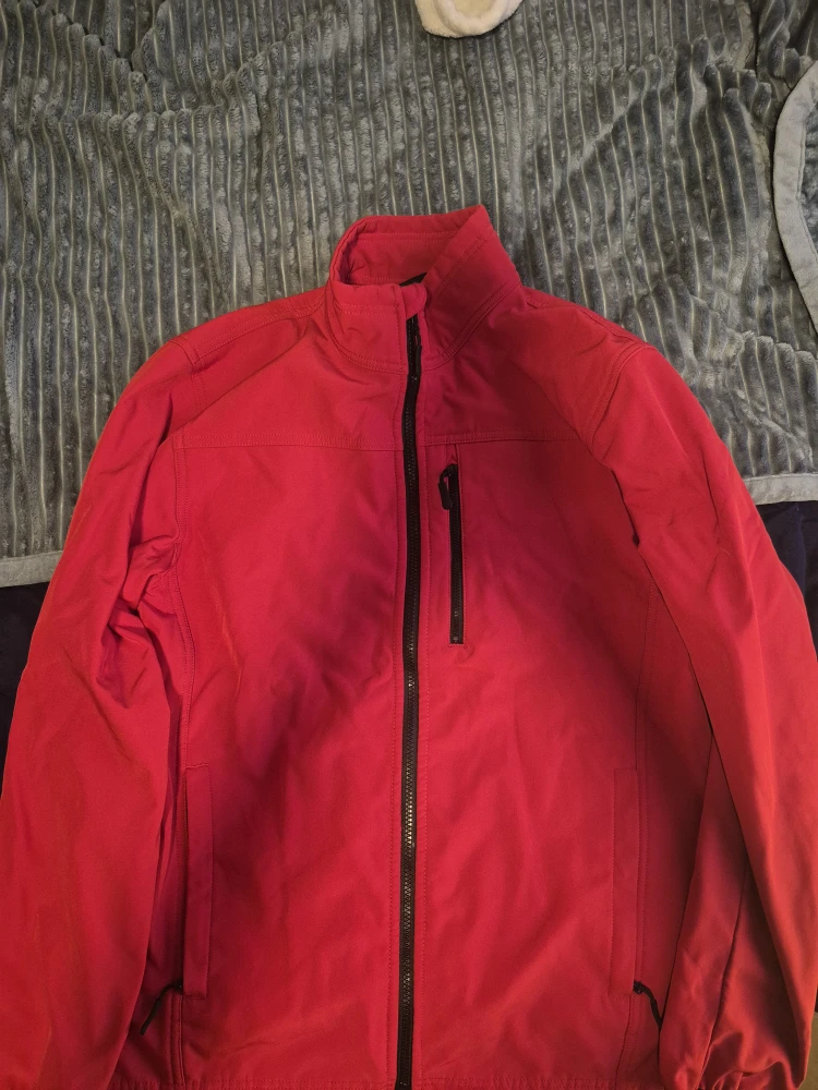Red Zip Up Sweater