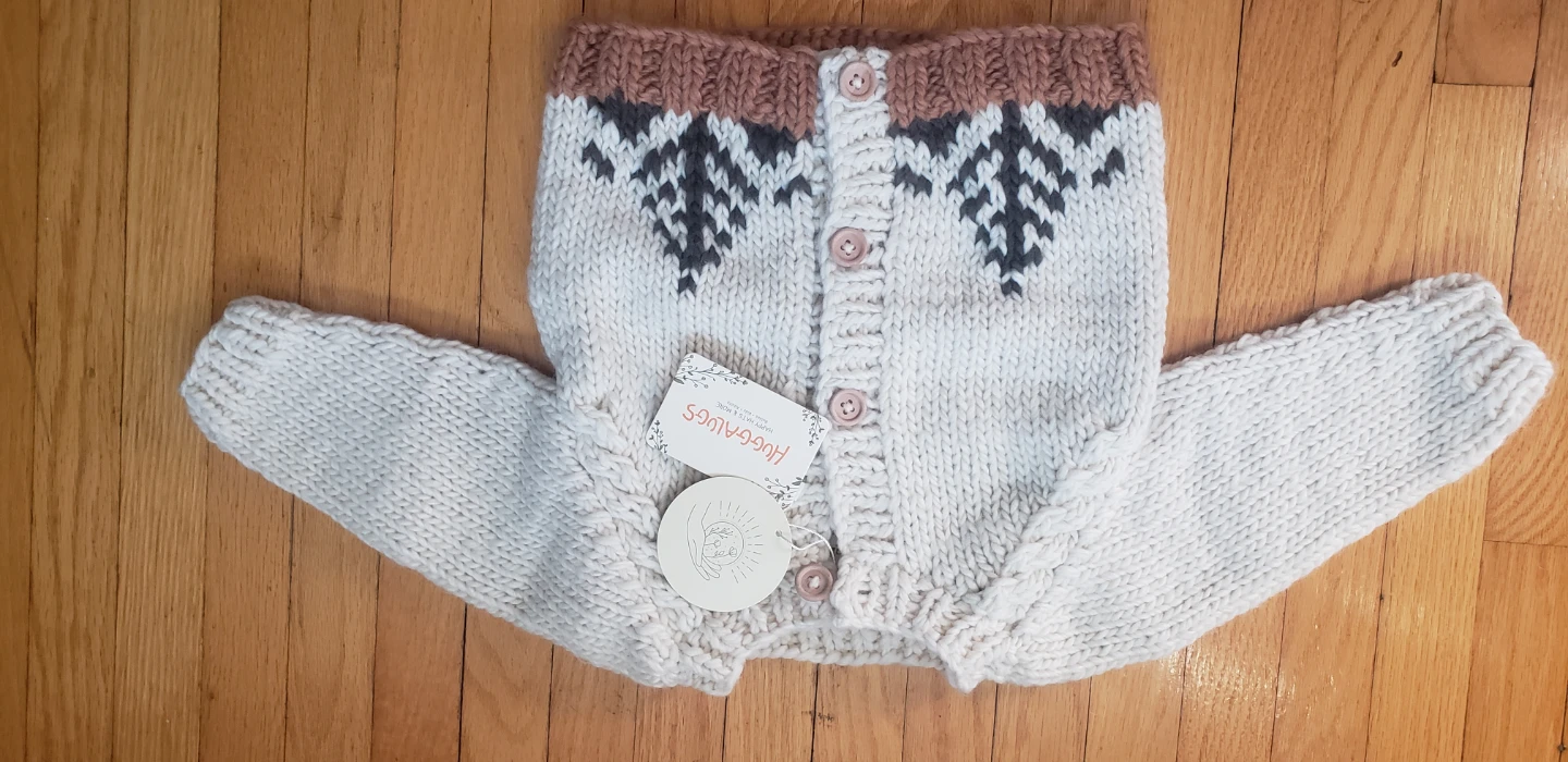 Huggalugs hand knit Sweater & Beanie Hat Set (18-24 Months) - photo 2