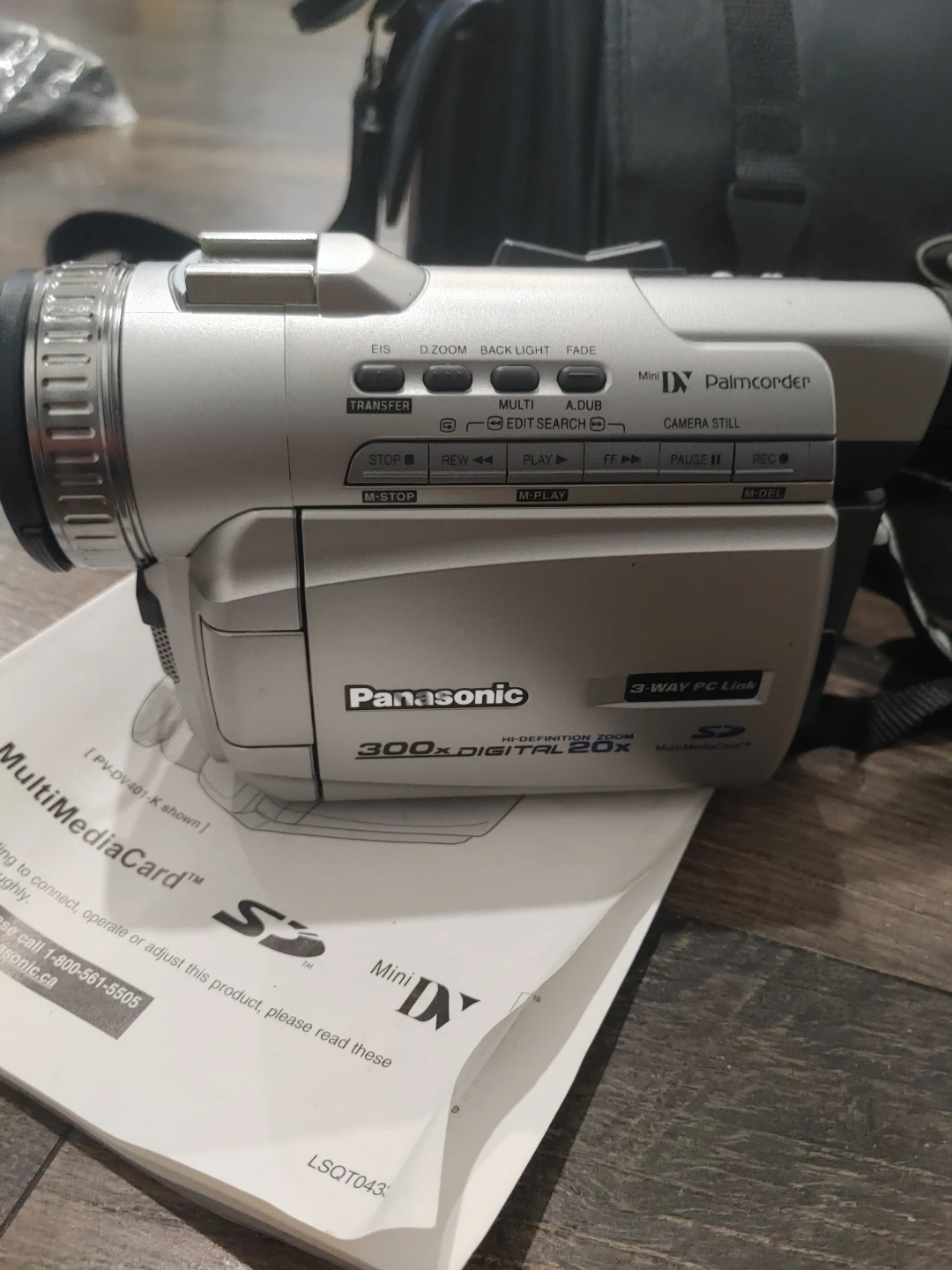 🥕PANASONIC VIDEO CAMCORDER PV-DV201-K SOLD AS IS - photo 2