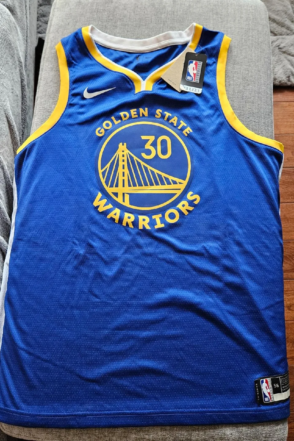 Nike Golden State Warriors Curry Jersey - XXL thumbnail