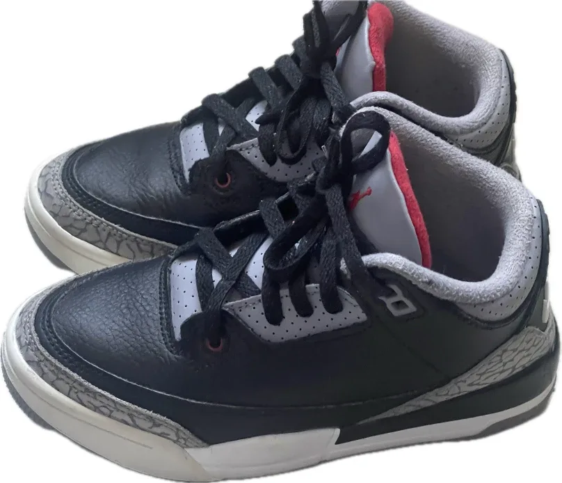 Jordan 3 Retro Black Cement Toddler Size 13C