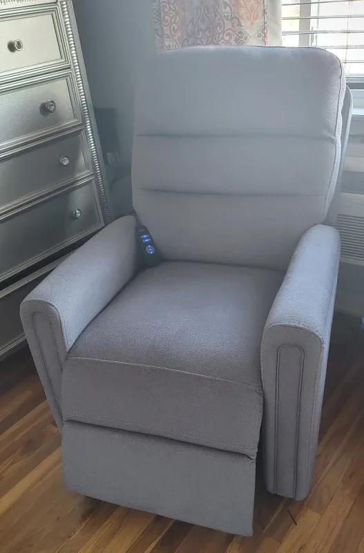 Gray Recliner Chair with  Masager