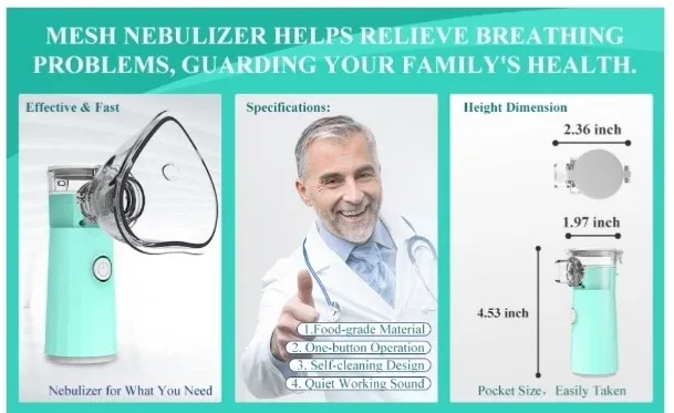 NEW Portable Nebulizer - Blue image indicator(3)