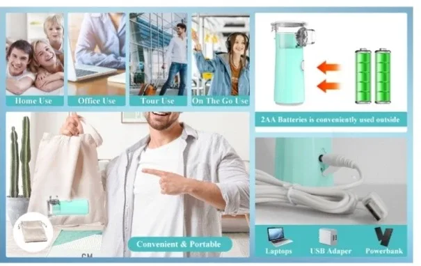 NEW Portable Nebulizer - Blue image indicator(5)