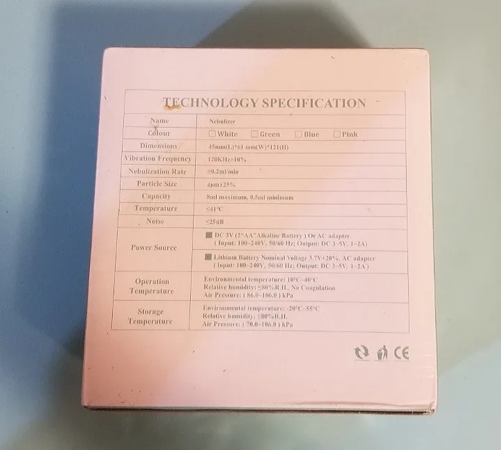 NEW Portable Nebulizer - Blue image indicator(10)