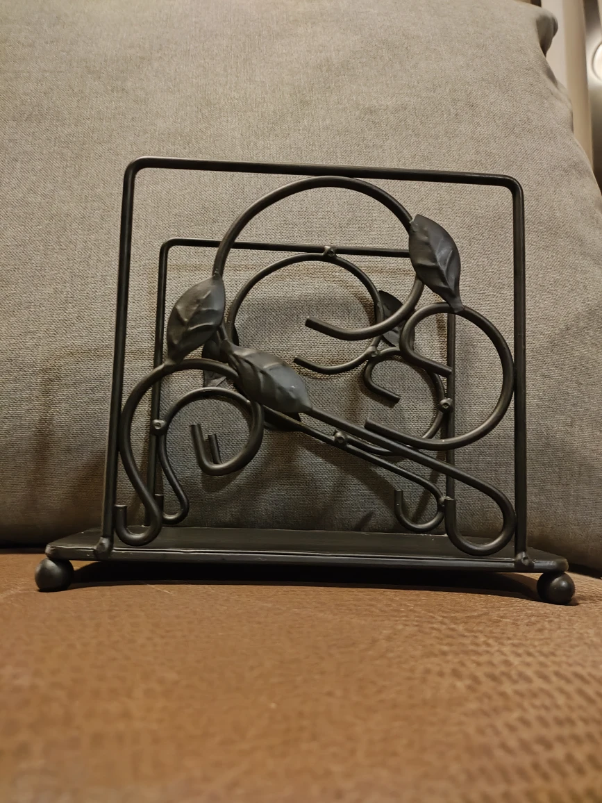 Black Metal Napkin Holder - photo 5