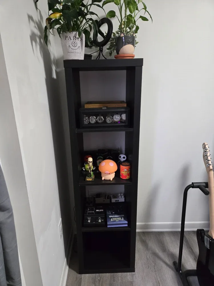 Ikea Kallax Black Wood Shelf - Great Condition