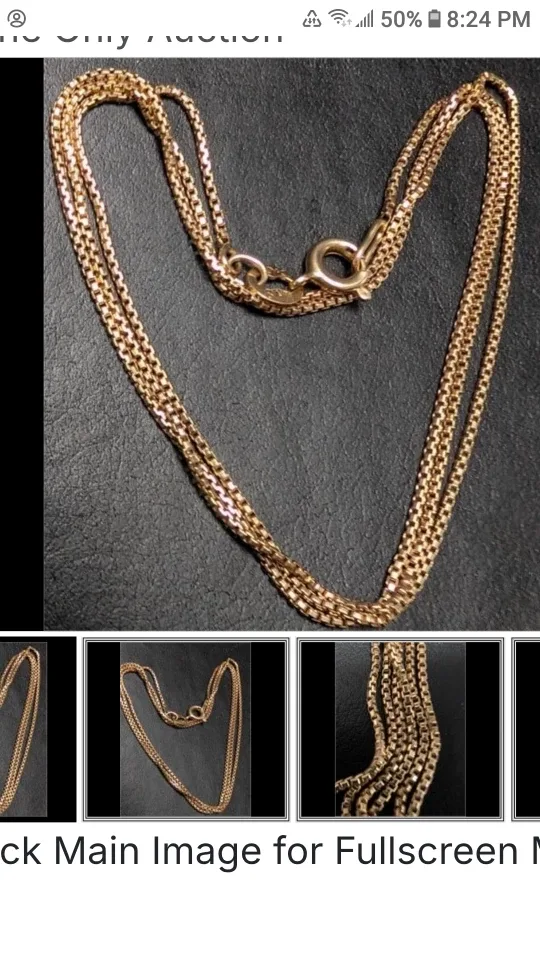 Gold Chain Necklace 10 kt