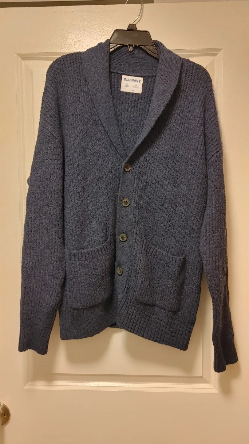 Men's Old Navy Shawl Collar Cardigan - Size M thumbnail