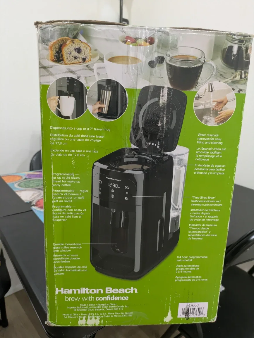 Hamilton Beach One Press 12-Cup Coffee Maker image indicator(2)