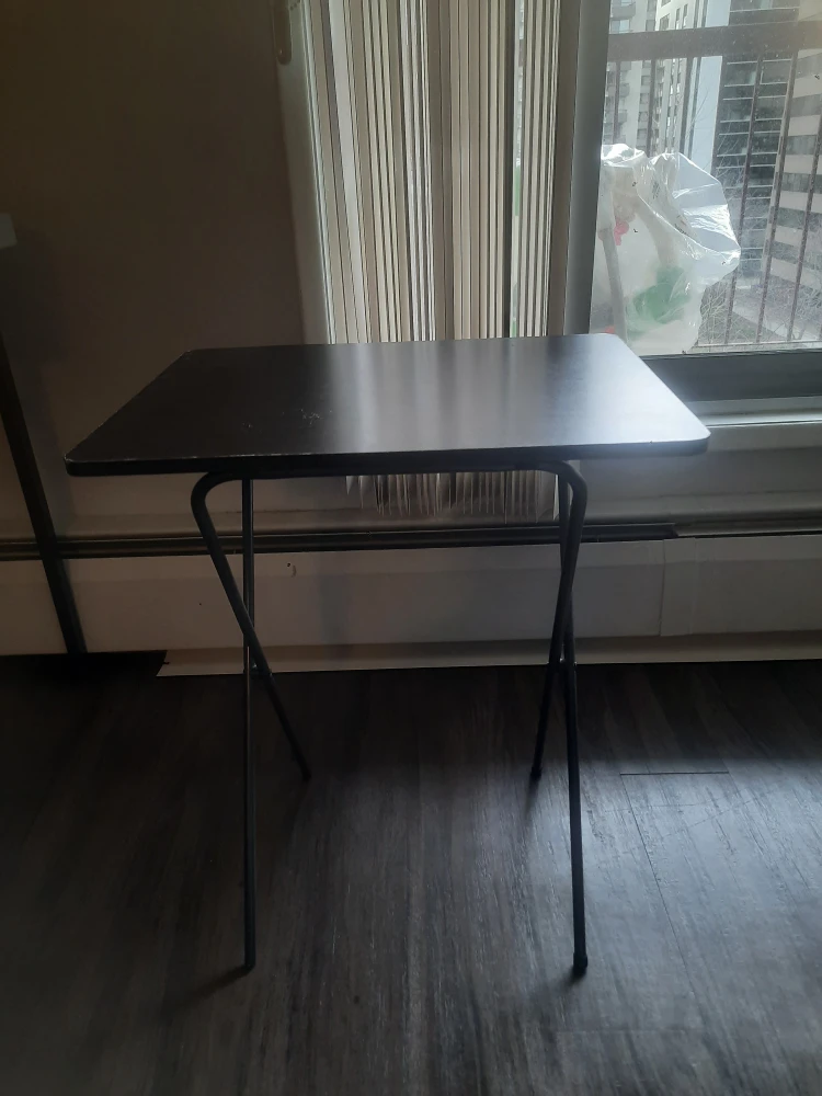 Small Folding Table - Dark Wood