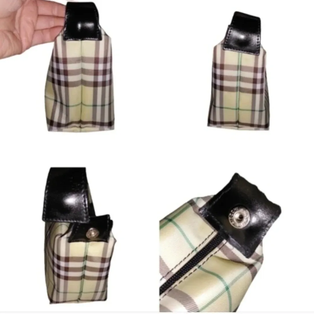 Burberry Micro Canvas Nylon Wristlet Bag image indicator(7)