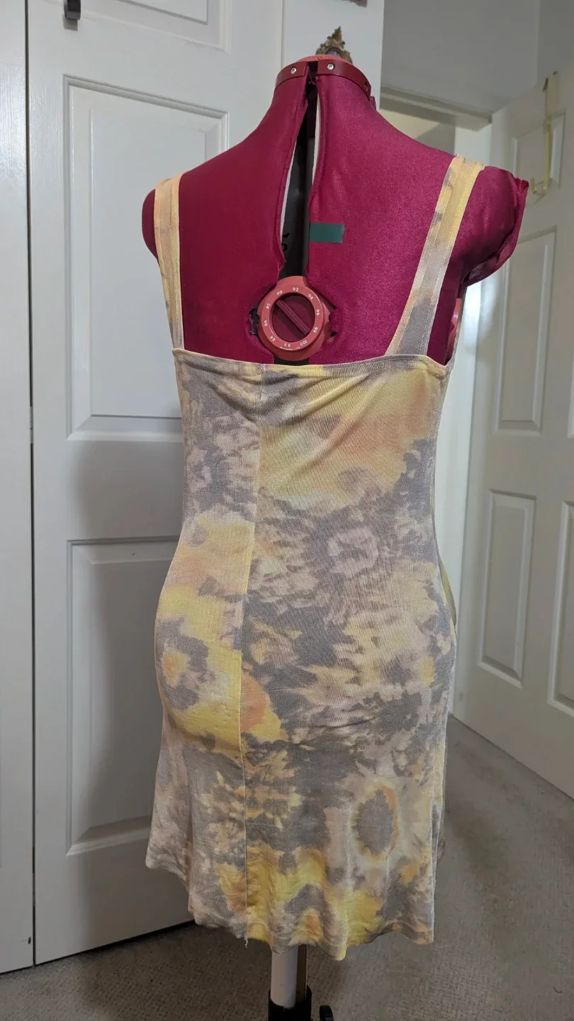 Light yellow sheer summer dress image indicator(2)