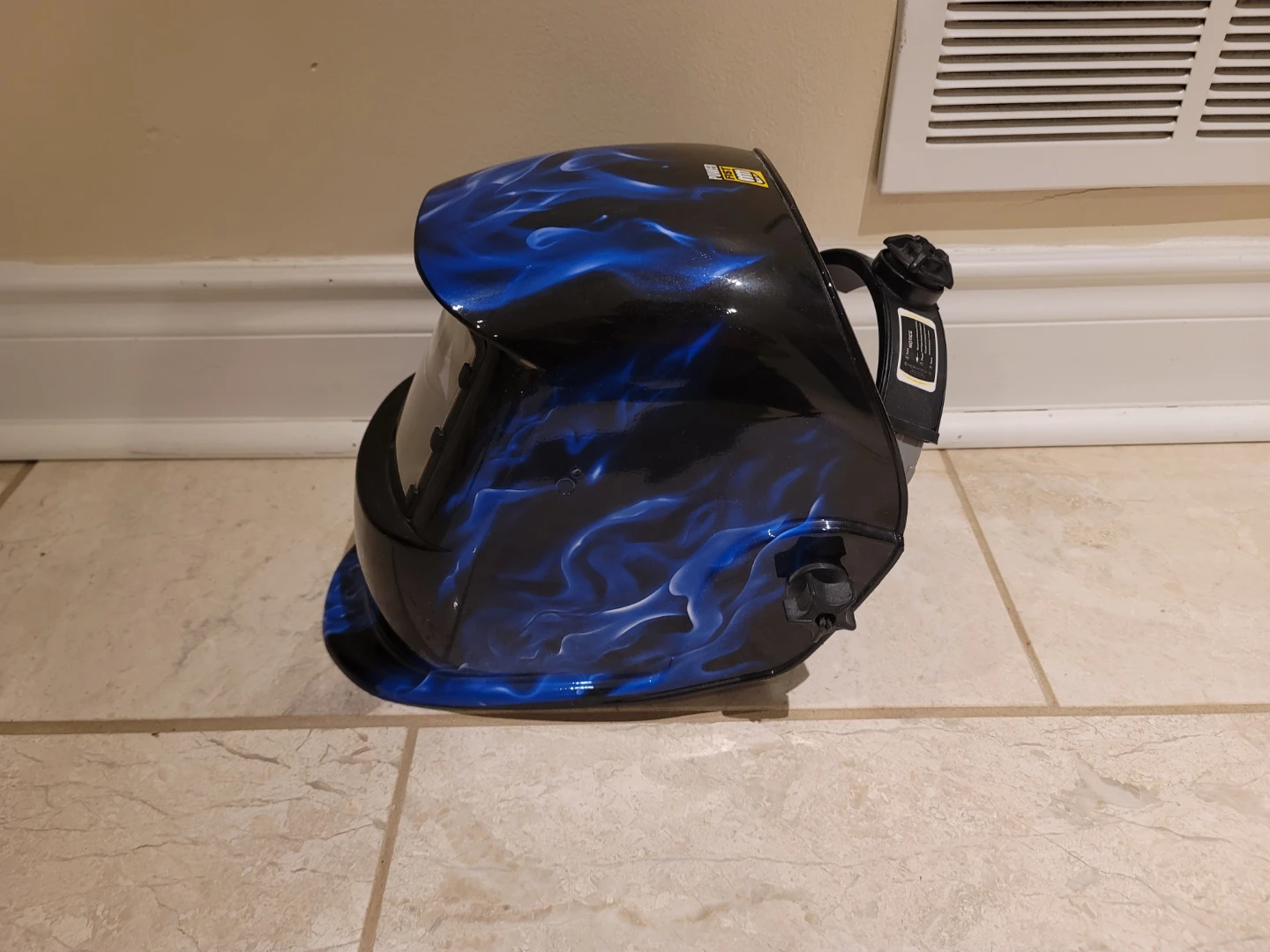 Forney 55708 Welding Helmet - Blue Flames - photo 2