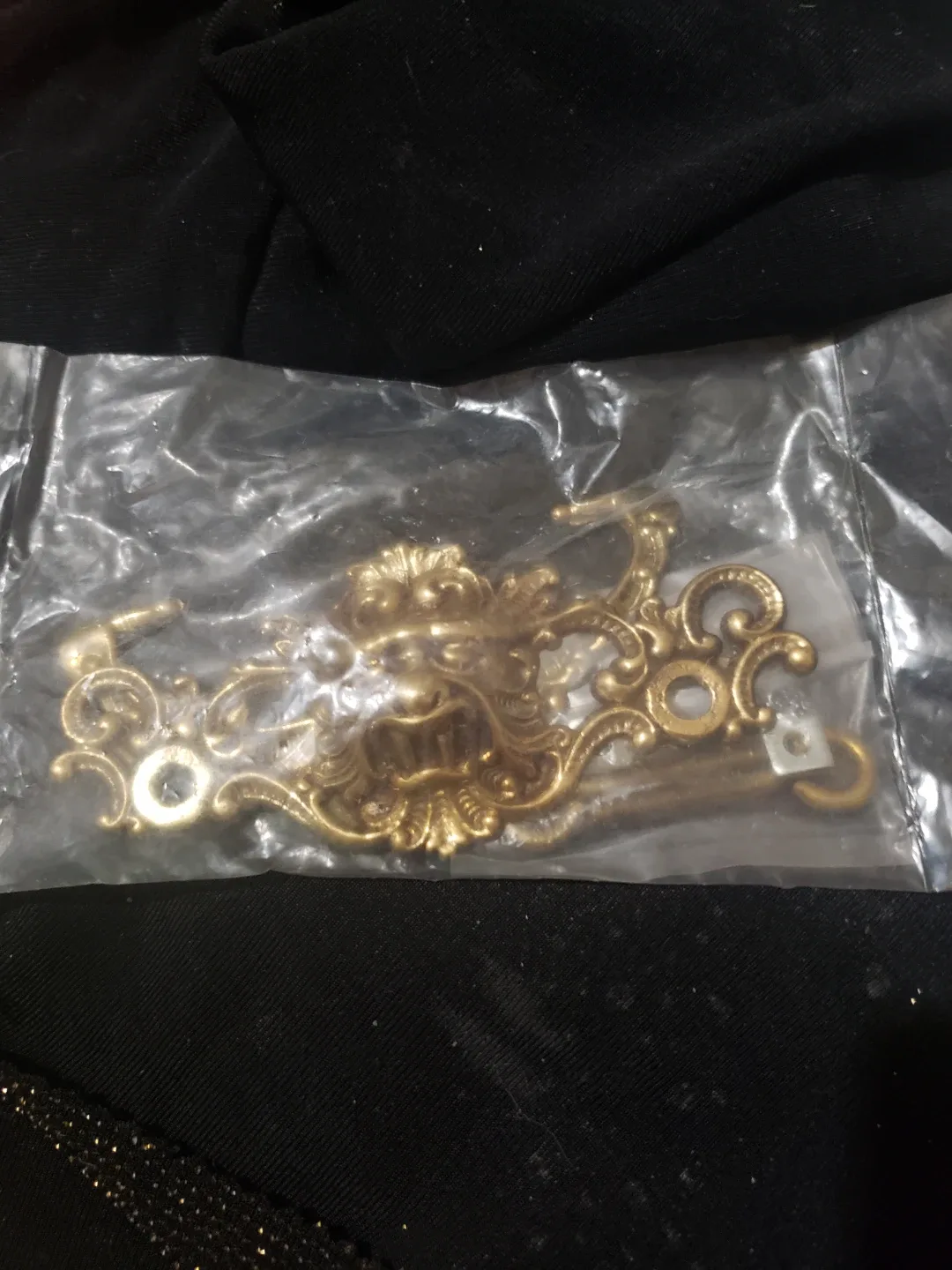 Vintage Gold Ornate Drawer Pull- New in Package!