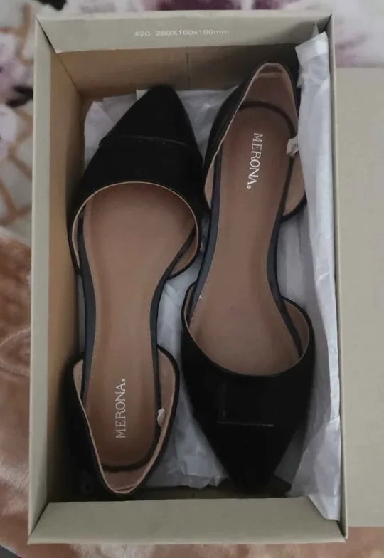 Merona Black Flats - Size 8 image indicator(2)