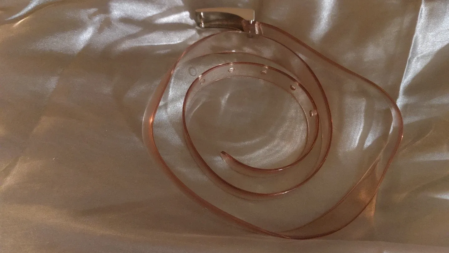 Transparent Belt with Silver Buckle thumbnail