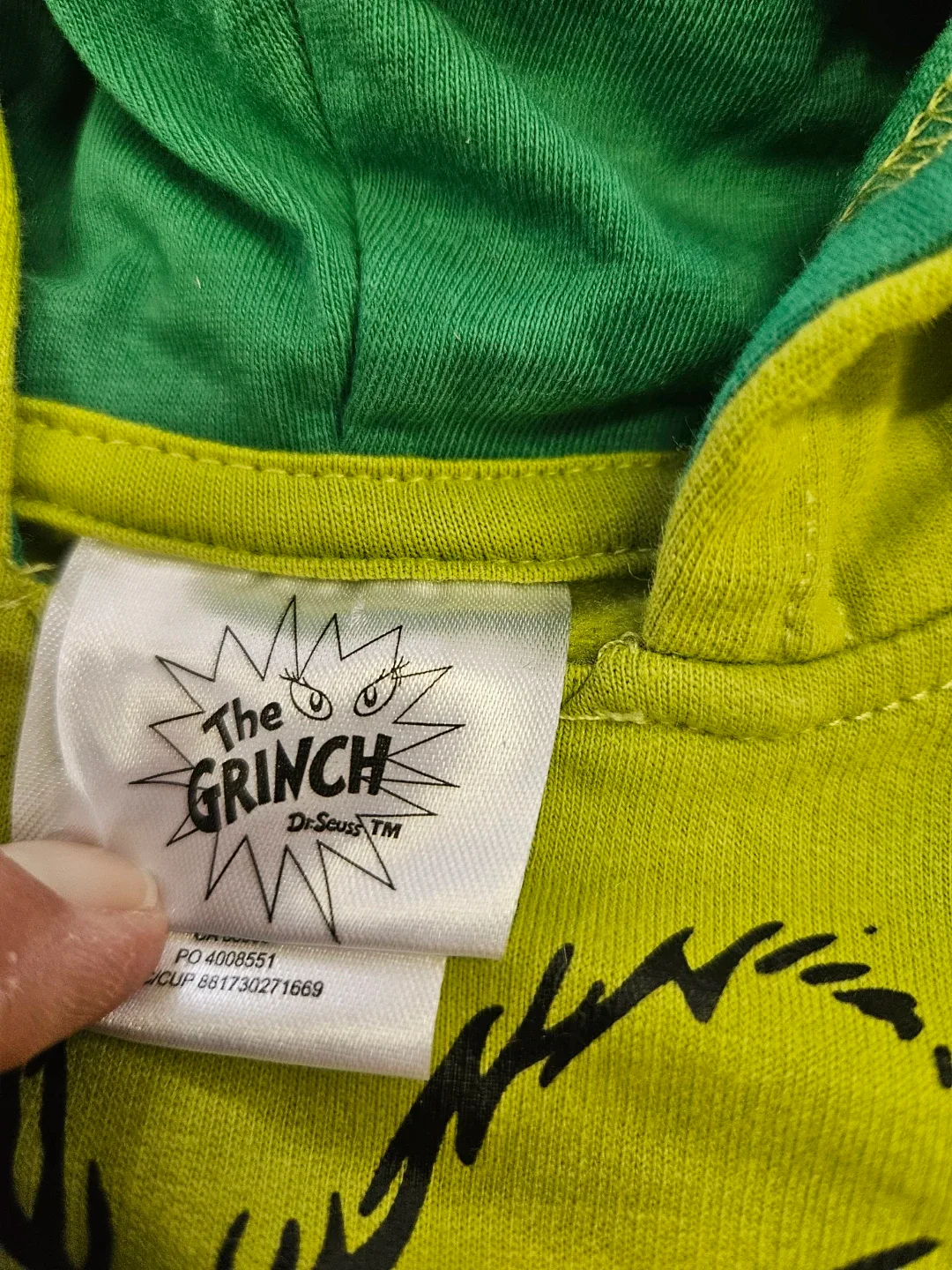 The Grinch Hoodie 3-6M image indicator(4)