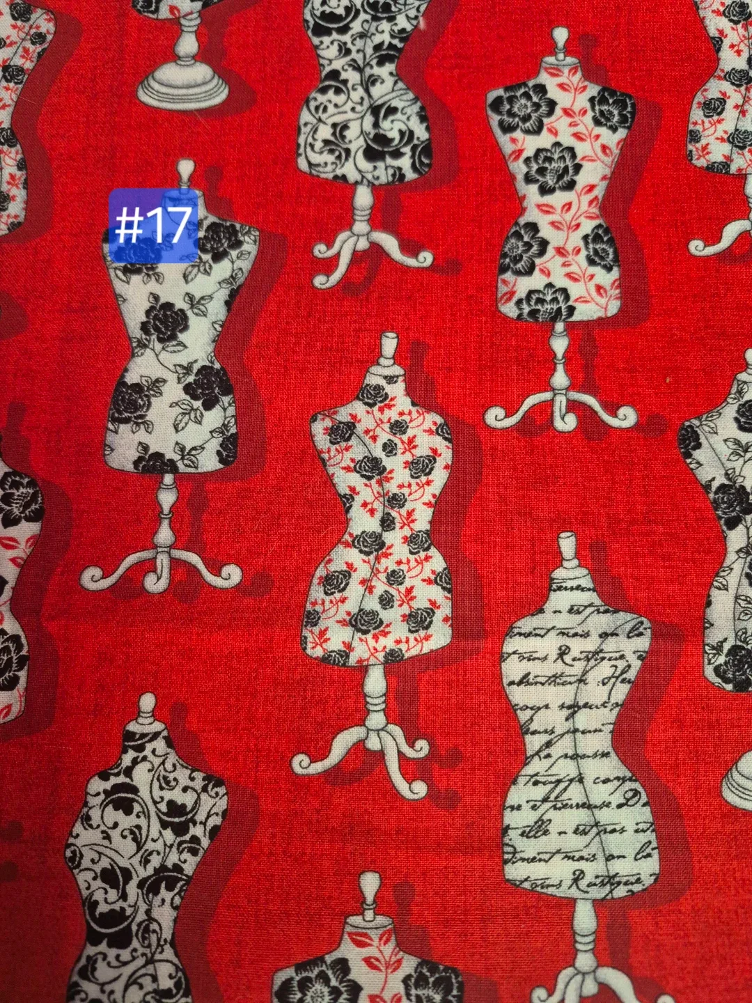 #4 set, 1 meter fabric cotton pieces, price per each image indicator(2)