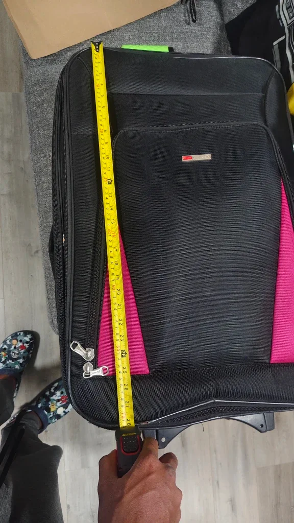 Brown and Black Rolling Check in Suitcase - Approx. 30 inches image indicator(6)