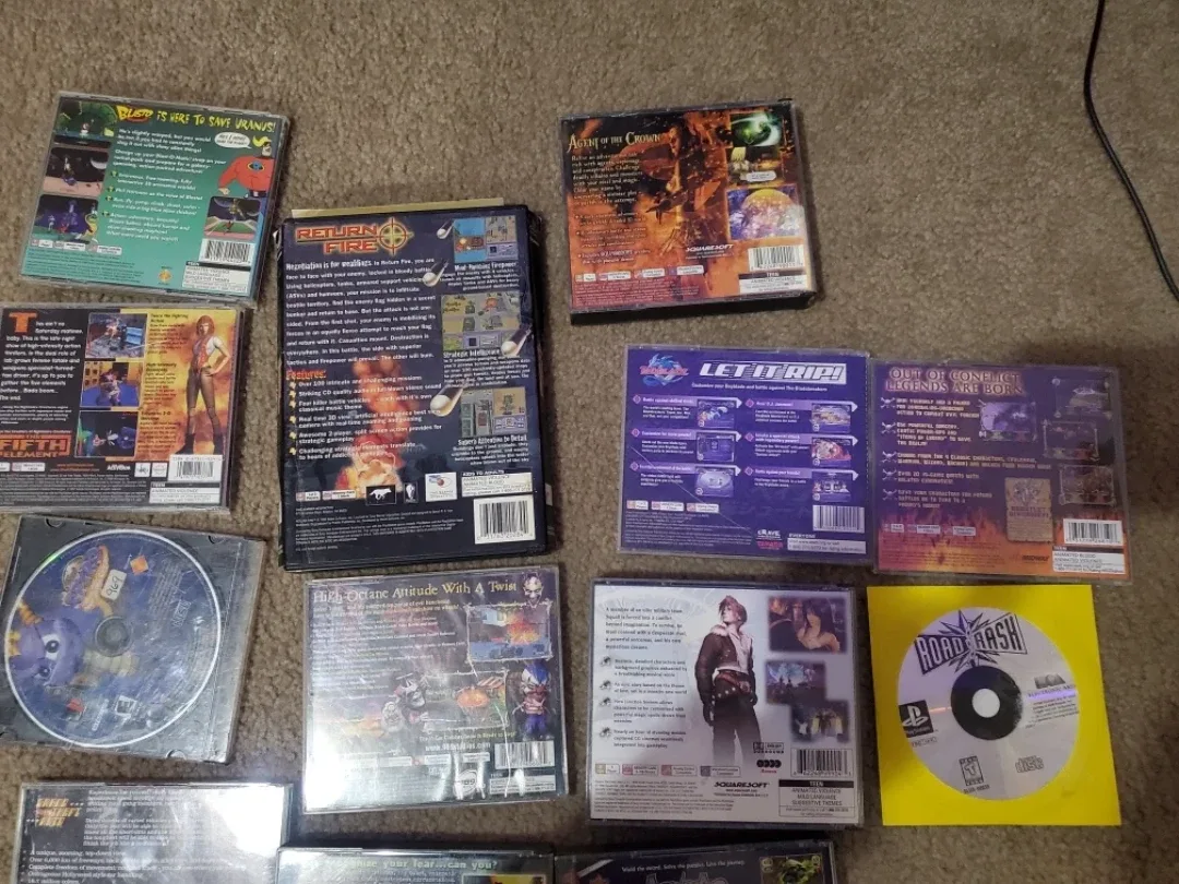 PlayStation 1 System plus Games Lot - Various Titles image indicator(5)