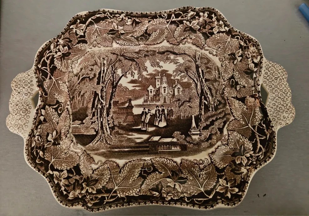 Antique Mason's Vista China Tureen / Large image indicator(4)