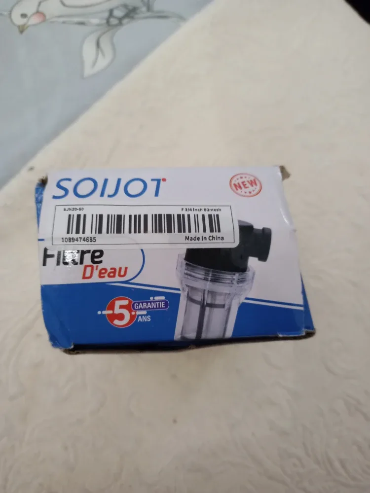 Soijot Water Filter - "3/4 inch 80 Mesh - New! image indicator(8)
