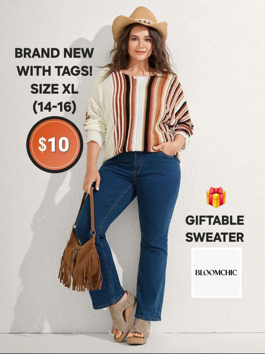 Soft Striped Sweater image indicator(8)