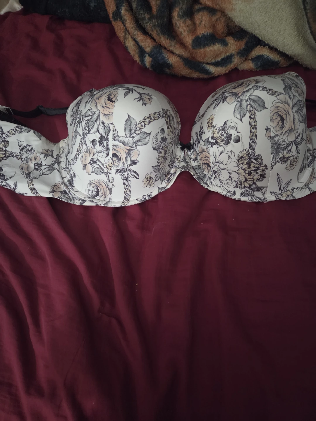 Torrid Floral Print Bra - Size 46DD