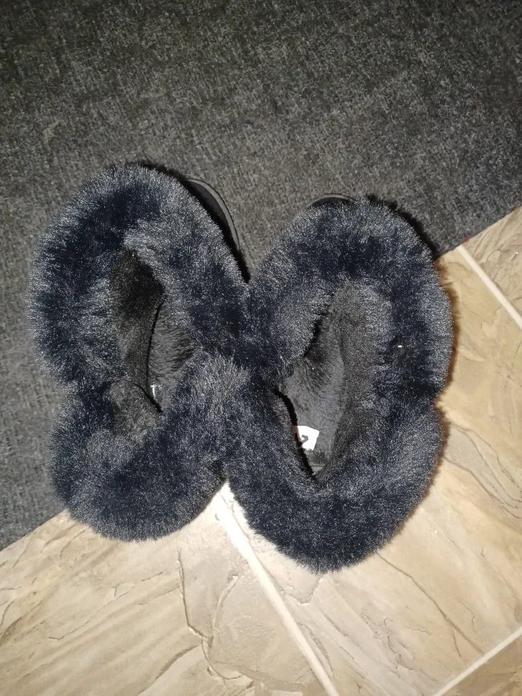 Black Faux Fur Winter Boots - Size 39 image indicator(3)