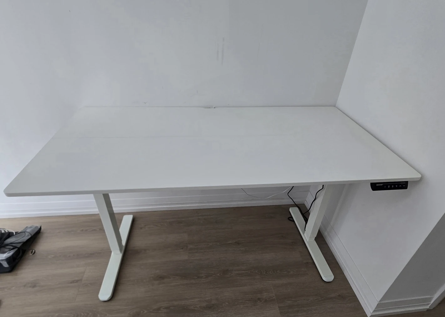 White Standing Desk