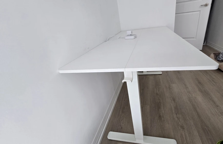 White Standing Desk - photo 2