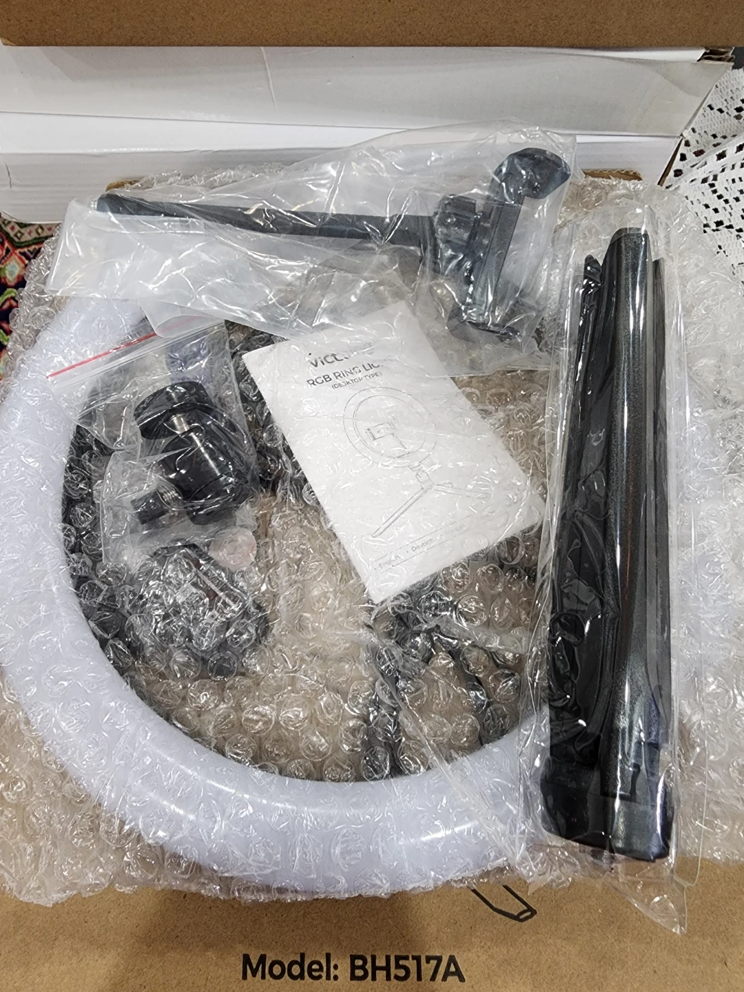 Victsing RGB Ring Light - Model BH517A - New in Box - photo 2