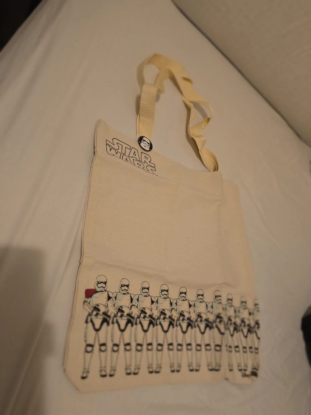 JAPAN Star Wars Stormtrooper Japan w/Pin Tote canvas Bag
