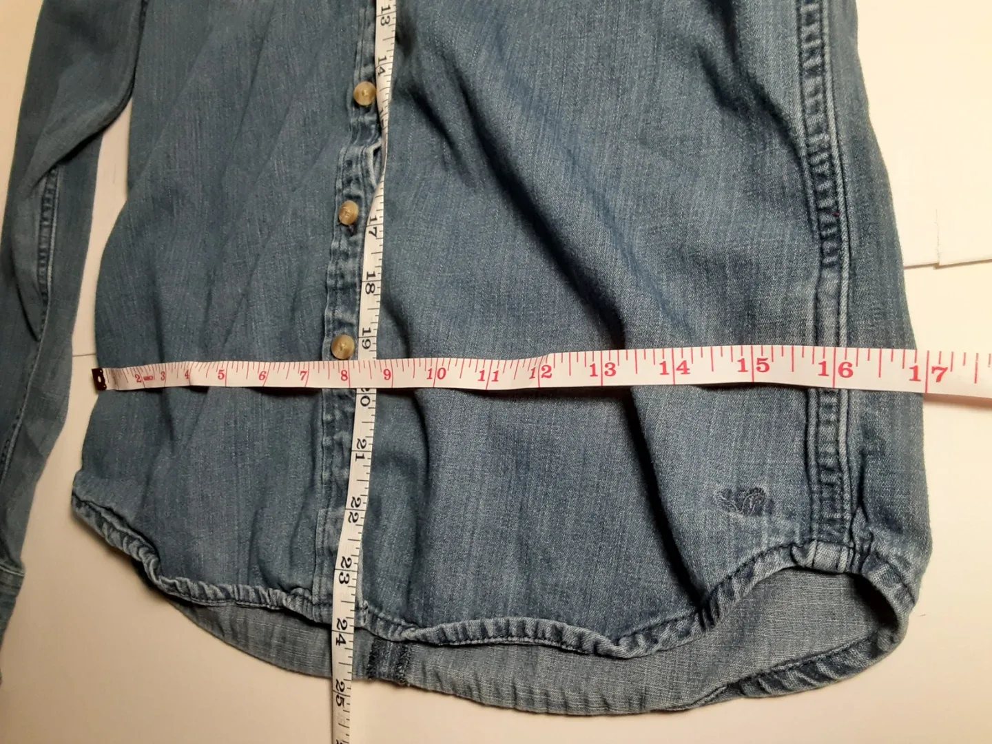 American Eagle - Long Sleeve Button-Up Shirt | S: SM image indicator(8)