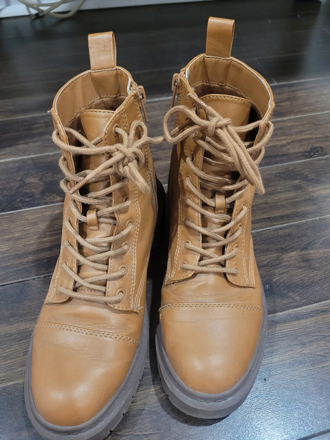 Aldo Brown Combat Boots - Size 7.5 🥕
