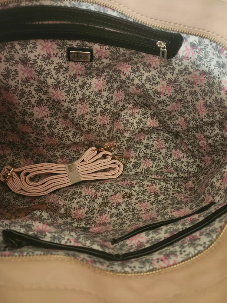 Brand New Guess Beige Tote Bag image indicator(4)