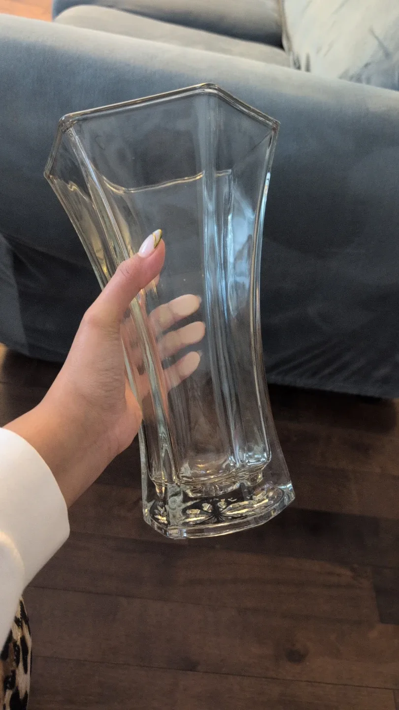 Clear Glass Vase