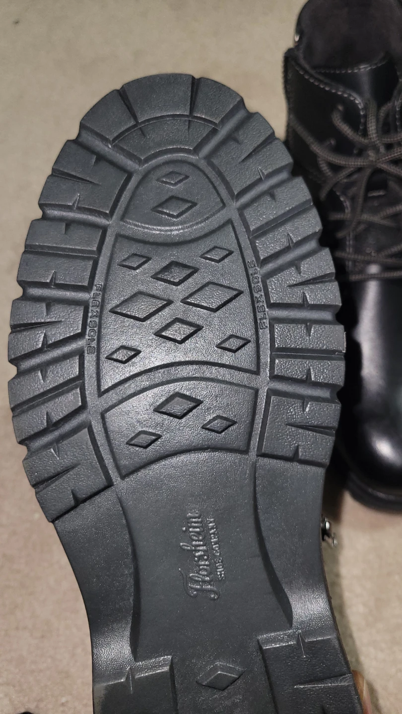 Florsheim Black Leather Boots - Size 4M - photo 3