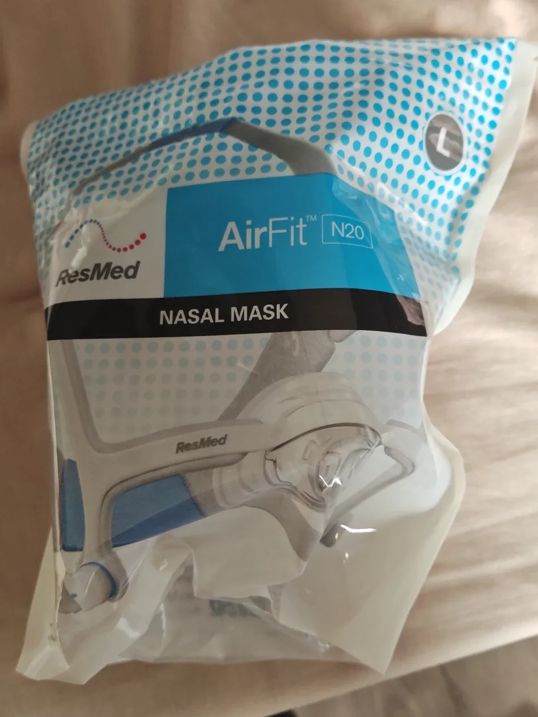 New ResMed AirFit N20 Nasal Mask (Size L)
