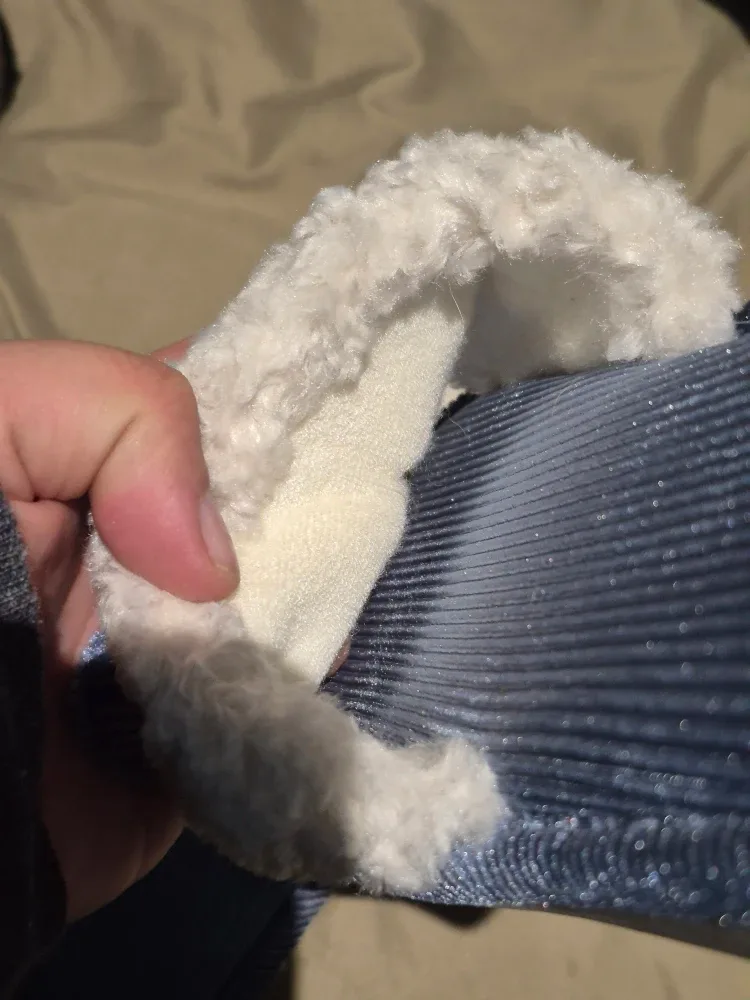 Cute Blue & White Slippers - Size 39-40 image indicator(3)