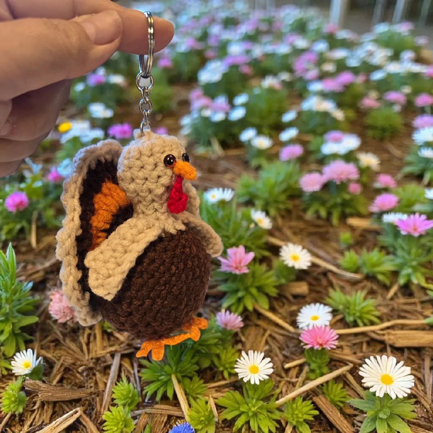 Crochet Turkey Keychain image indicator(3)
