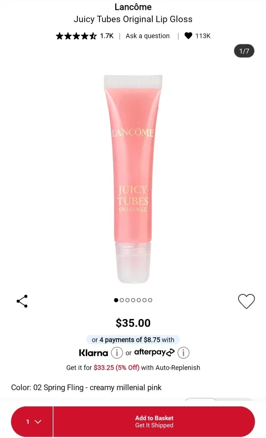 Lancôme Juicy Tubes Original Lip Gloss - Spring Fling image indicator(3)