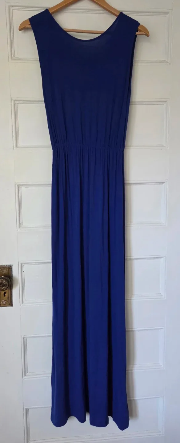 Cobalt Blue Dress Sleeveless - Ankle length XS thumbnail