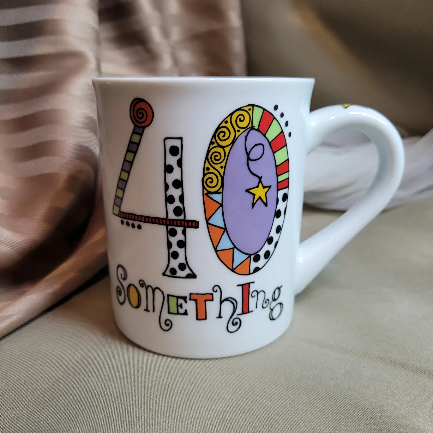 4 1/4" x 3 1/2" - 40 Years Old Mug image indicator(4)