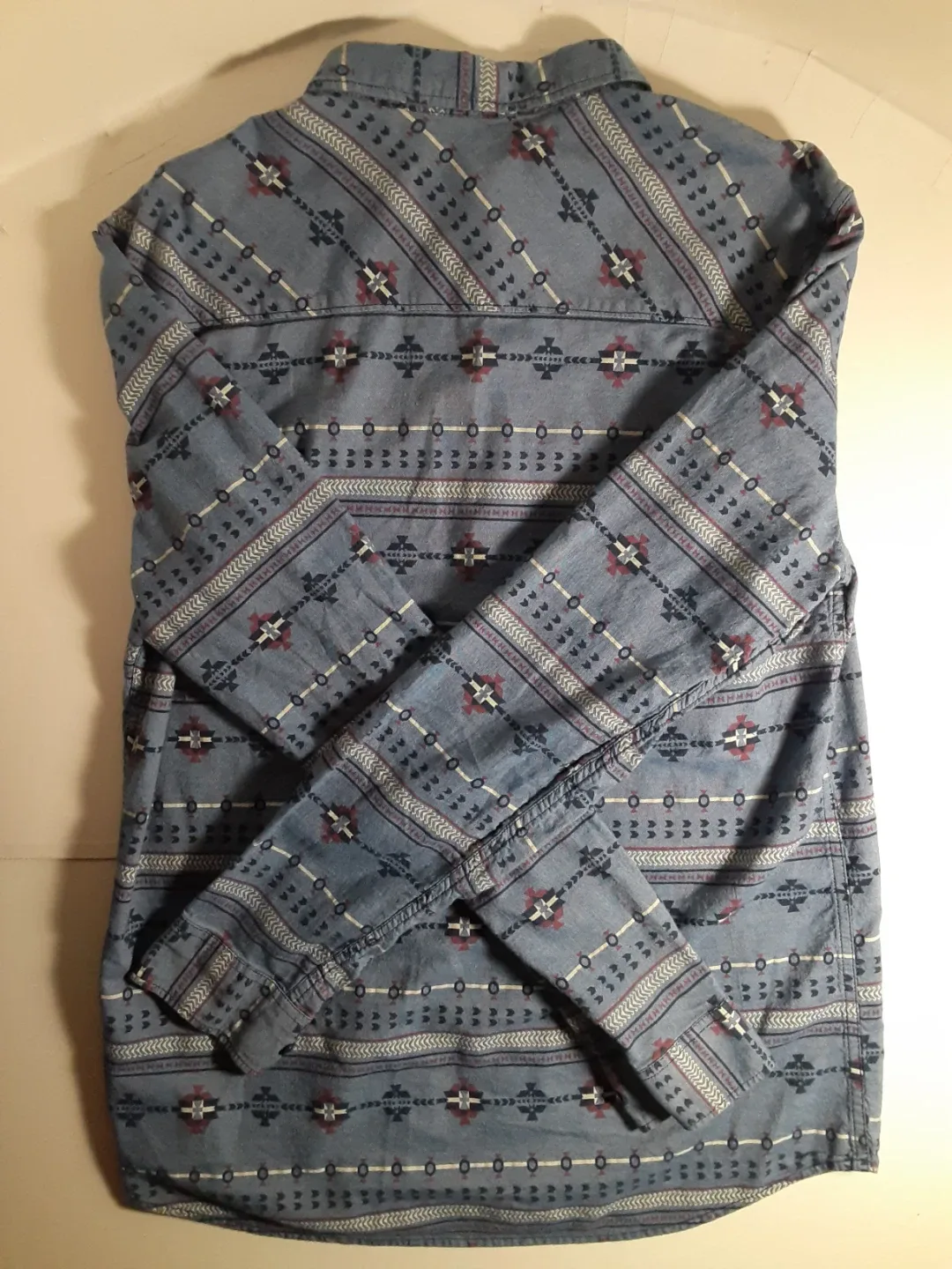 H&M Divided - Long Sleeve Western Styled Button-Up Shirt | S: LG image indicator(5)