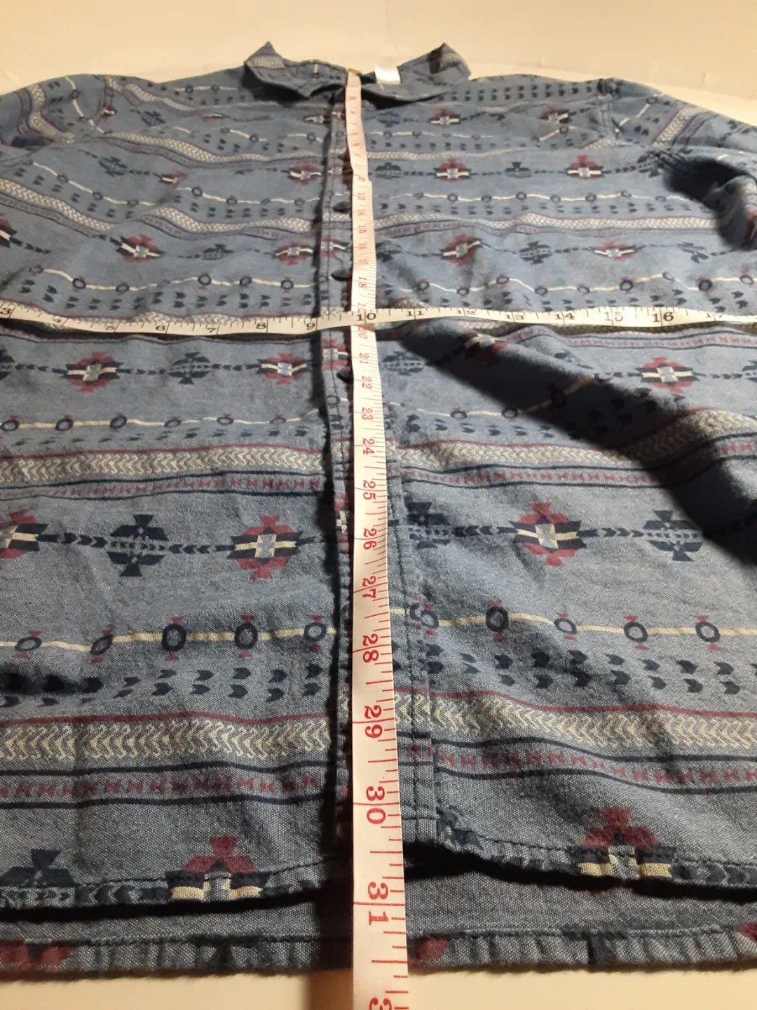 H&M Divided - Long Sleeve Western Styled Button-Up Shirt | S: LG image indicator(6)