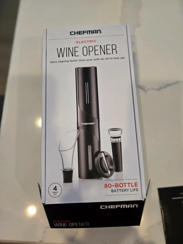 Chefman Electric Wine Opener Set - New in Box!