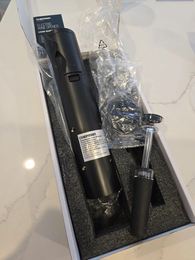 Chefman Electric Wine Opener Set - New in Box! - photo 3