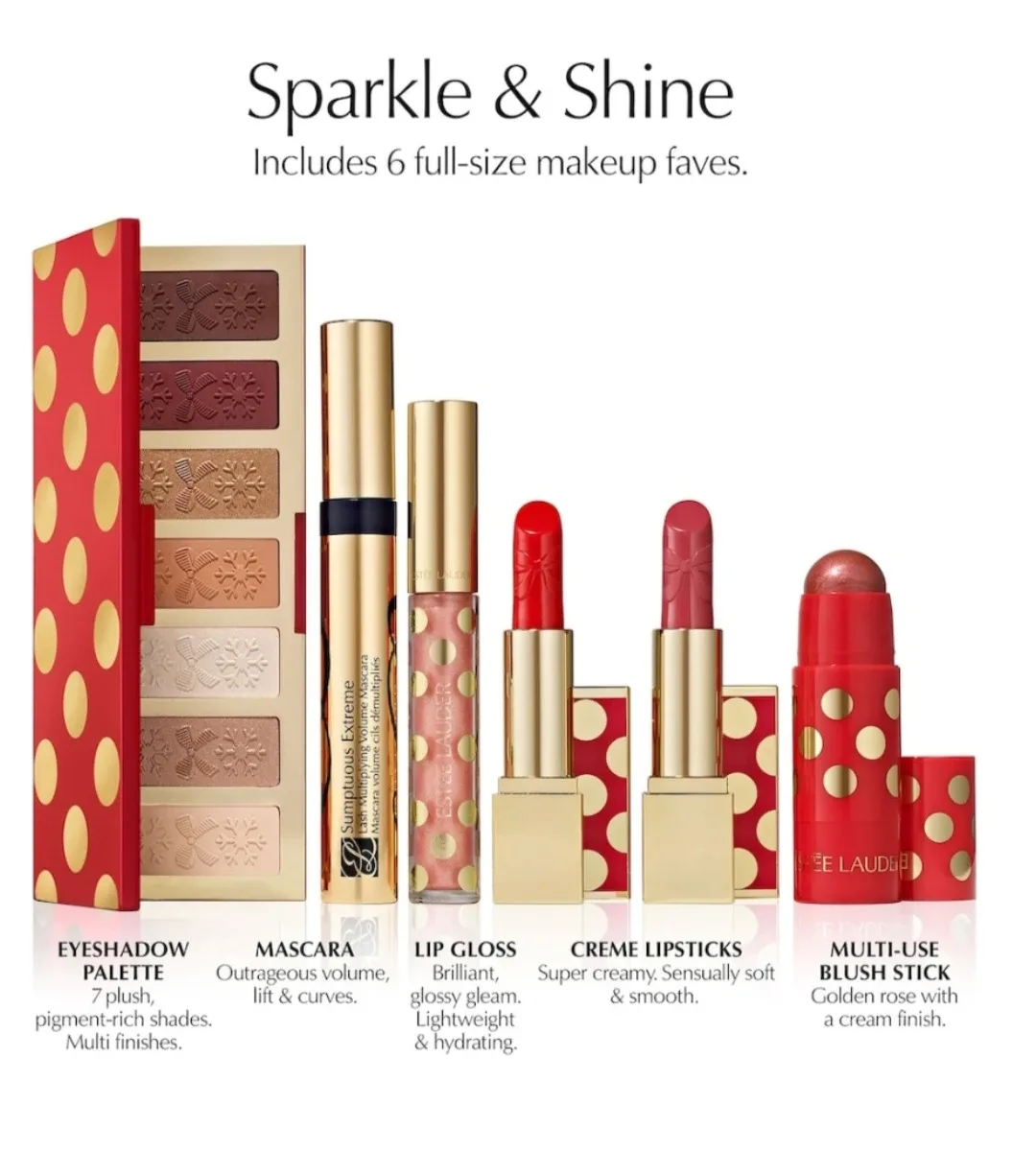 Estee Lauder Sparkle & Shine Makeup Set